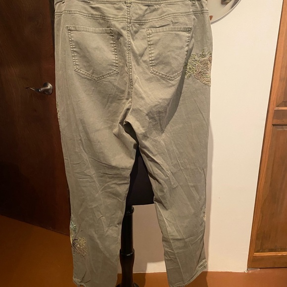 Sundance Cotton Embroidered Pants - Picture 6 of 12